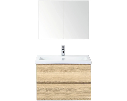 Umývadlo so spodnou skrinkou a zrkadlová skrinka do kúpeľne