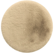 Okrúhly koberec z umelej kožušiny