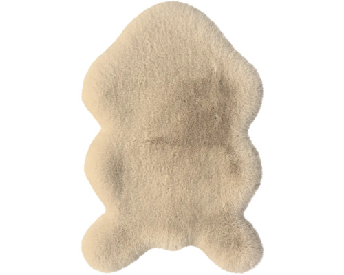 Umelá kožušina SoleVito Romance Premium shape sand 60 x 90 cm Koberec z umelej kožušiny