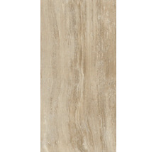 Keramická dlaždica s vzhľadom travertínu