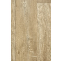 Detail laminátovej podlahy s dreveným vzhľadom.