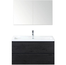 Kombinácia umývadla so zrkadlovou skrinkou a dvoma zásuvkami