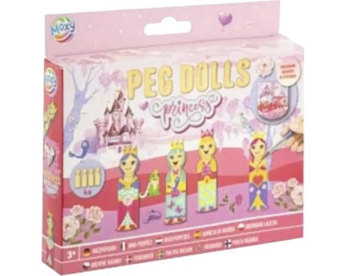 Moxy Peg Dolls Princess kreatívna súprava v krabici