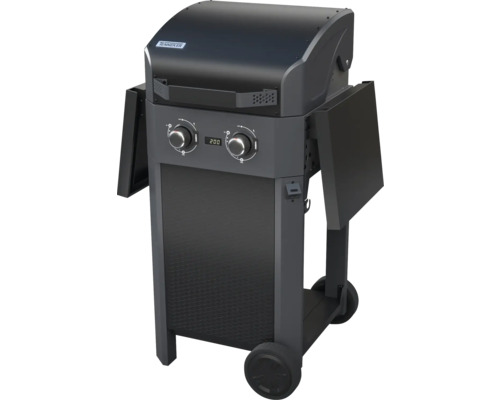 Plynový gril Tenneker s dvoma horákmi a dvoma úložnými priestormi