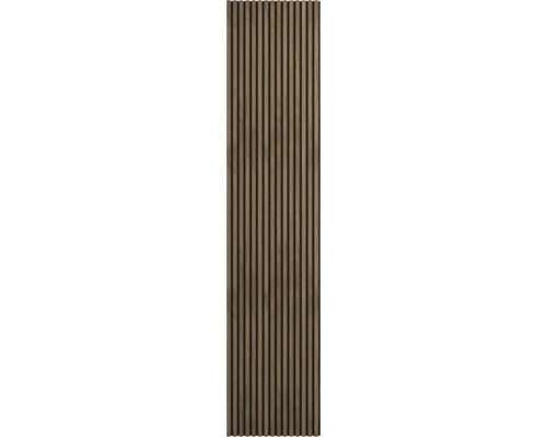 Akustický panel z dreva s vertikálnymi lamelami