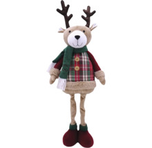 Dekoratívna figúrka soba so šálom a kockovaným vrchom