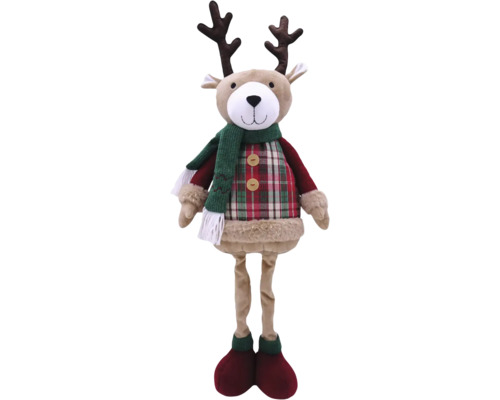 Dekoratívna figúrka soba so šálom a kockovaným vrchom