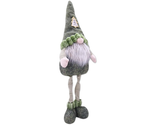 Dekoratívna figúrka vianočného škriatka s aplikáciou stromu na čiapke