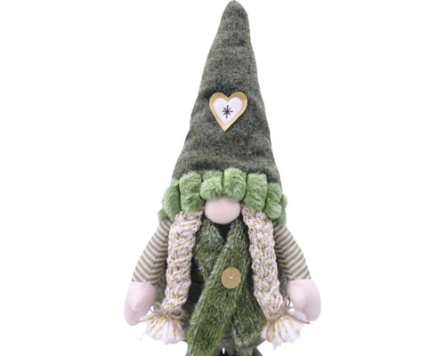 Dekoratívny trpaslík so srdcom na čiapke