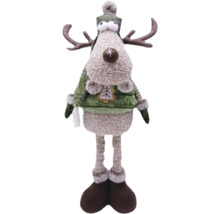 Dekoratívna figúrka soba s čiapkou a parožím