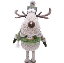 Dekoratívna figúrka sob s čiapkou a parožím