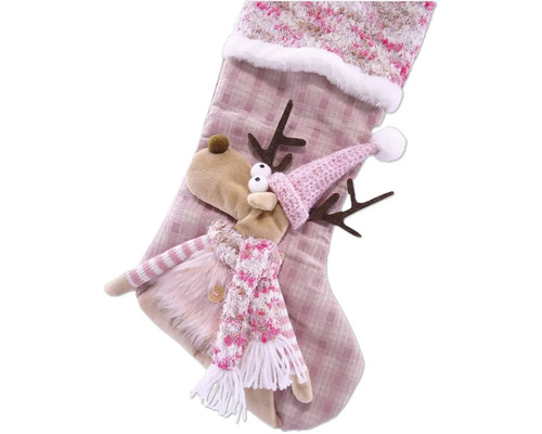 Vianočná pančucha s aplikáciou soba