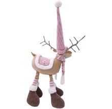 Dekoratívny záves v tvare soba s čiapkou a šálom ako vianočná dekorácia