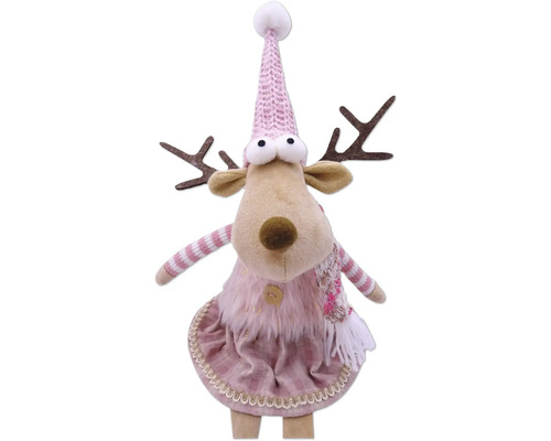 Dekoratívna figúrka soba s čiapkou a šálom na vianočné obdobie