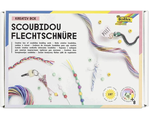Kreatívna súprava scoubidou pletacích šnúr