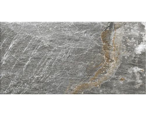 Dlažba imitácie bridlice Ardesia Antracita 30x60 cm Bridlicová doska s nerovným povrchom