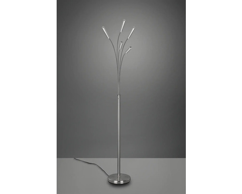 Stojacia lampa s viacerými ramenami a integrovanými svetelnými diódami