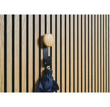 Stenový panel s háčikom na kabáty a dáždnikom