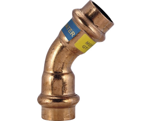 Lisovacia tvarovka koleno z kovu pre sanitárnu inštaláciu