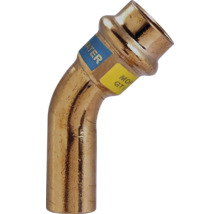 Lisovacia tvarovka koleno 45 stupňov z kovu pre vodovodné potrubia