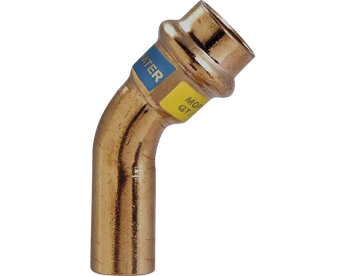 Lisovacia tvarovka koleno 45 stupňov z kovu pre vodovodné potrubia