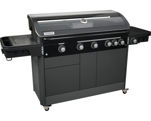 Gril Tenneker so spodnou skrinkou, bočnou policou a ukazovateľom teploty