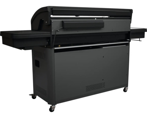 Grilovací vozík s odkladacími plochami a kolieskami