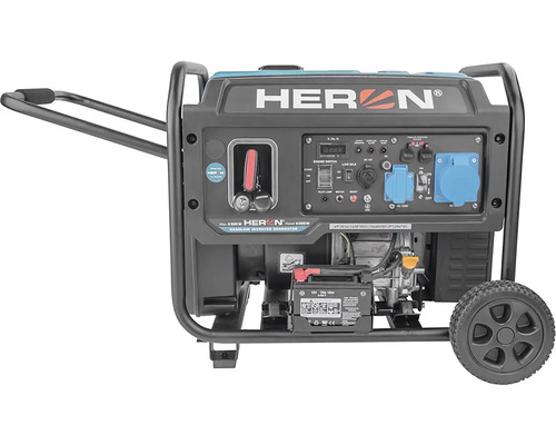 Elektrocentrála Heron s kolieskami a rukoväťou