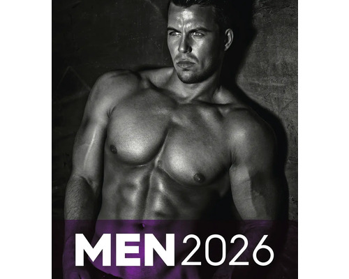 Nástenný kalendár Men 2026 Pánsky kalendár 2026