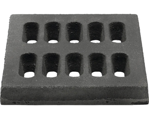 Liatinový grilovací rošt s desiatimi otvormi