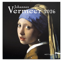 Nástenný kalendár Johannes Vermeer 2026