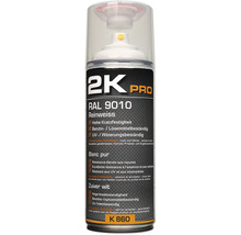 2K Pro lak v spreji RAL 9010 Čisto biela