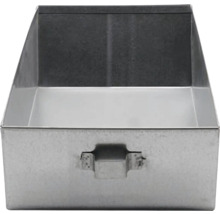 Kovový kvetináč s rukoväťou