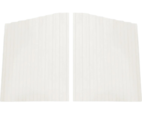 Dve biele drevené brány