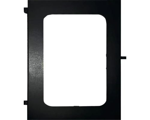 Čierny rám pre dvere alebo okno