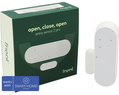 Frient Entry Sensor 2 Pro s obalom a znakom Smart Home by Hornbach