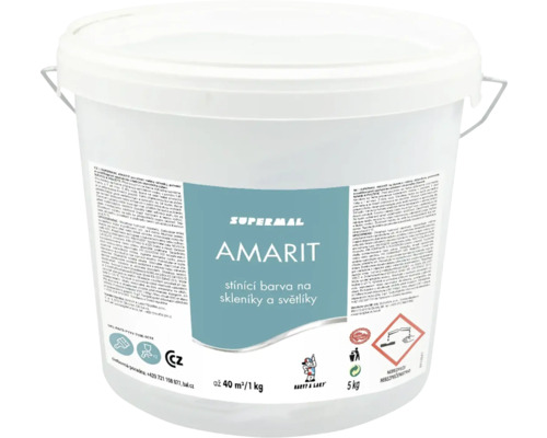 Vedro tieniacej farby Supermal Amarit pre skleníky a svetlíky