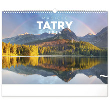 Nástenný kalendár Magické Tatry 2026 s motívom krajiny