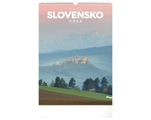 Naše Slovensko Kalendár pre rok 2026 s motívom krajiny