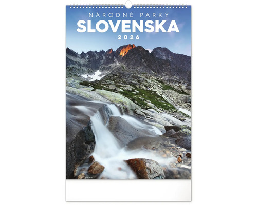 Nástenný kalendár Národné parky Slovenska 2026 Nástenný kalendár 2026 s fotografiou krajiny slovenského národného parku