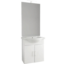 Skrinka pod umývadlo so zrkadlom a osvetlením do kúpeľne