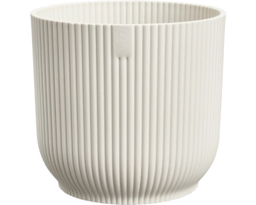 Obal na kvetináč VIbes Ø 7 x 6,5 cm biely Rebrovaný kvetináč