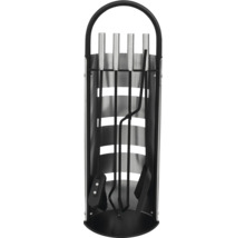 Krbové náradie so stojanom z ocele