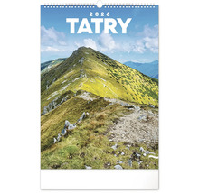 Kalendár Tatry na rok 2026 s horskou krajinou