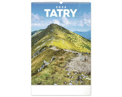 Kalendár Tatry na rok 2026 s horskou krajinou