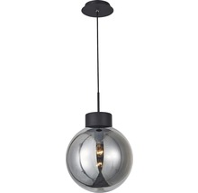 Luster Brilliant Astro E27 1x60 W čierny/dymové sklo