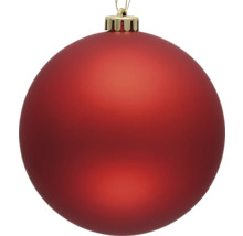 Červená vianočná guľa