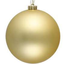 Zlatá vianočná guľa