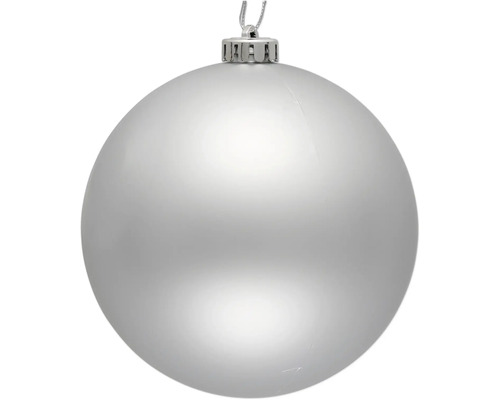 Strieborná vianočná guľa