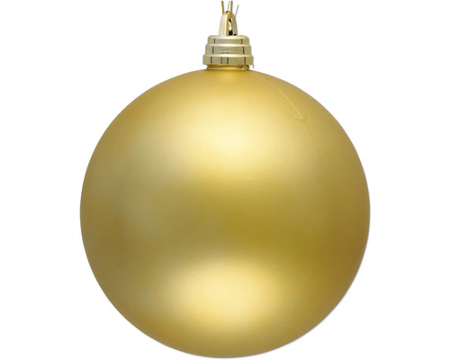 Vianočná ozdoba Lafiora 30 cm zlatá matná Zlatá vianočná guľa na zavesenie